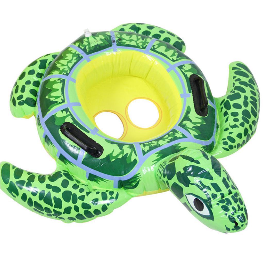 Baby Turtle Ride Swimming Rings Inflatable Tortoise Baby Kolam Renang Anak Swimming Float Ring