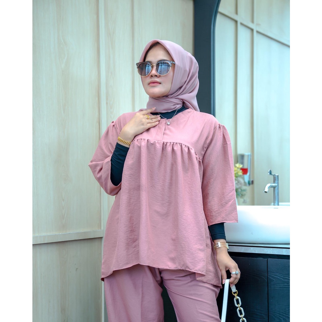 AVE Sonia Set / Oneset Polyester Lengan Panjang