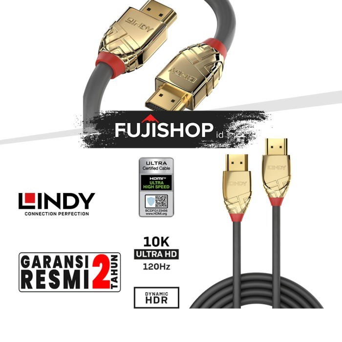 Lindy 37602 Kabel HDMI Gold 2.1 Ultra High Speed 2M