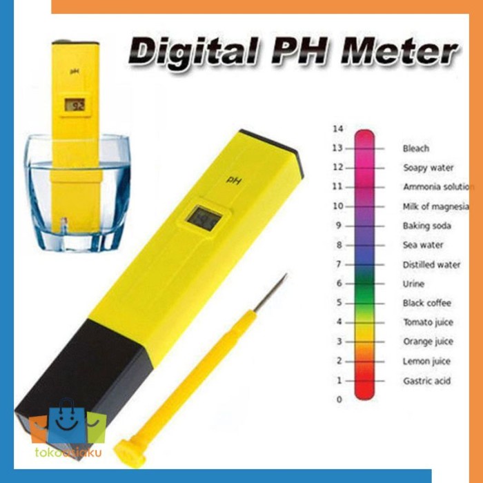 PH Meter Alat Pengukur Kualitas Air Minum/Akuarium Tester Air PH-2016