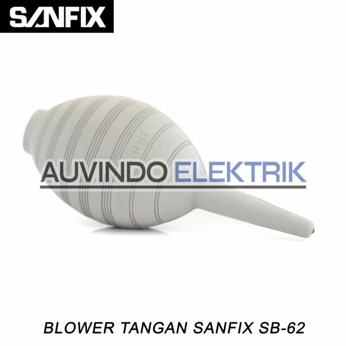Blower Blower Karet Sanfix Abu-Abu Hurricane Kempus Hand Blower Rubber Taiwan