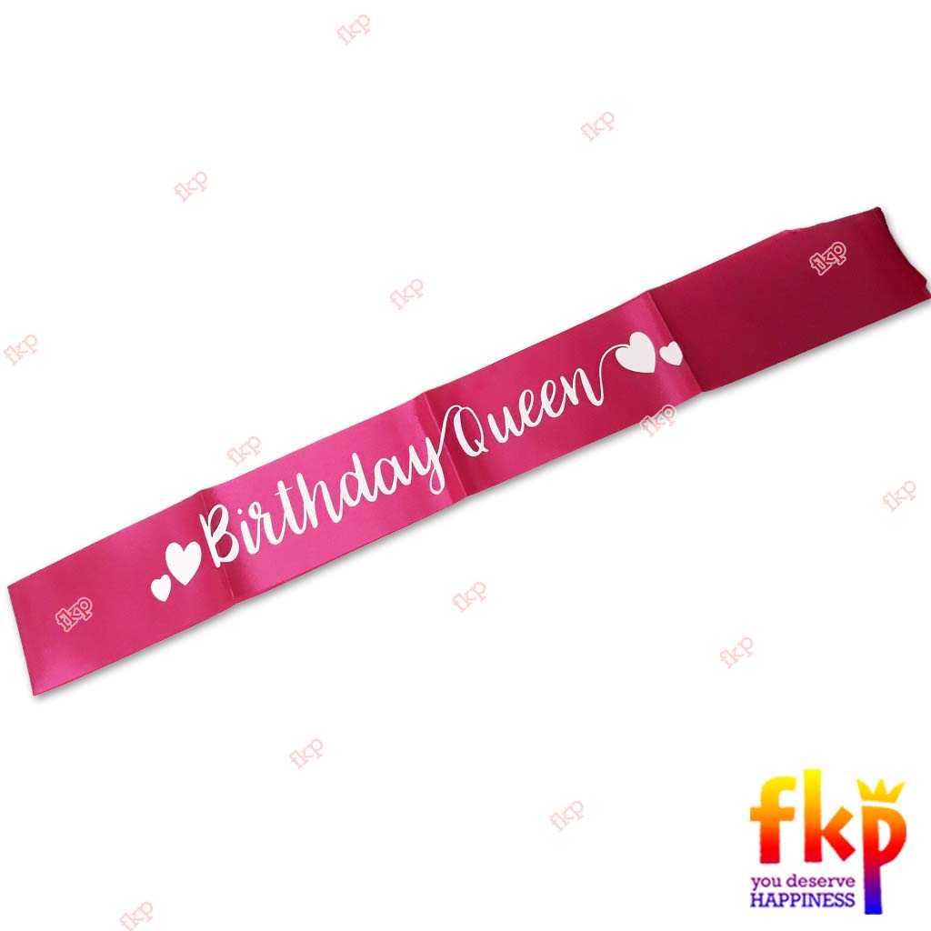 Selempang Bride To Be Birthday Queen / Selempang Birthday Queen / Selempang Ulang Tahun / Sash Birthday Party