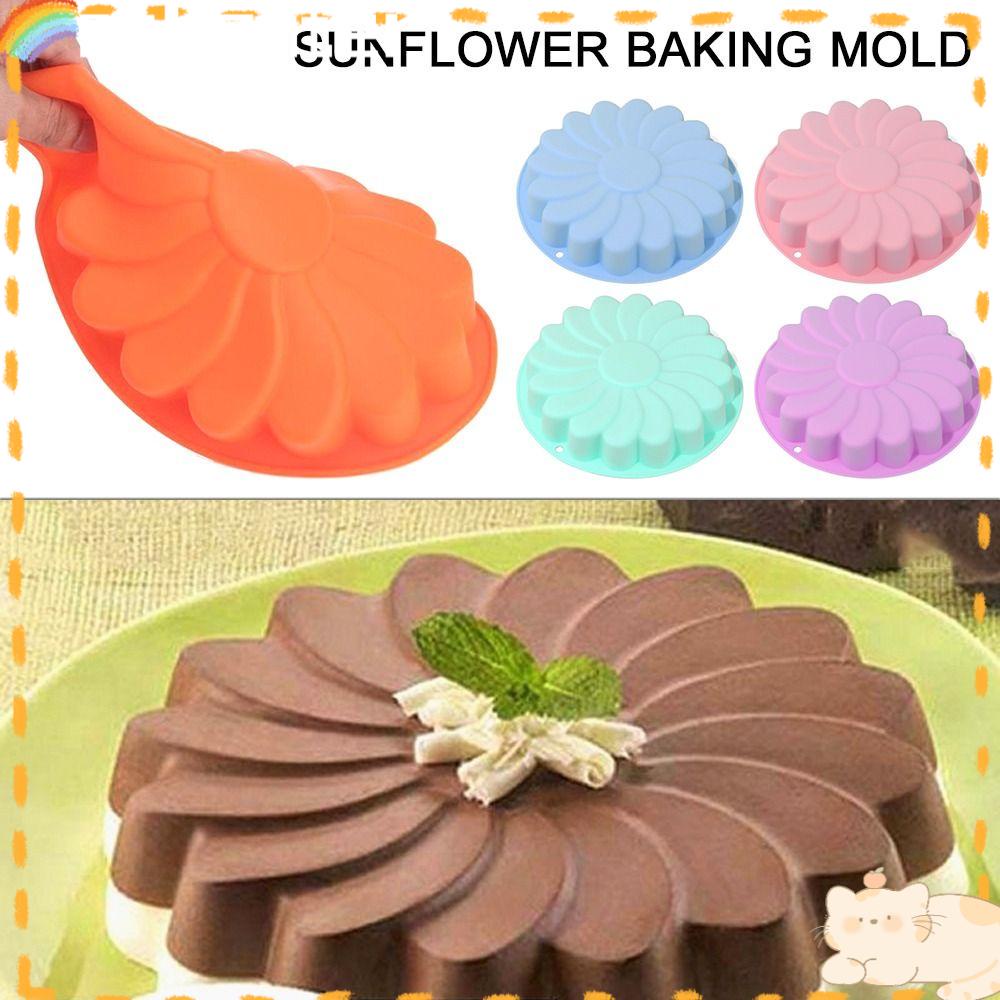 Solighter Cetakan Bunga Matahari Dekorasi Diy Baking Jelly Candy Mould