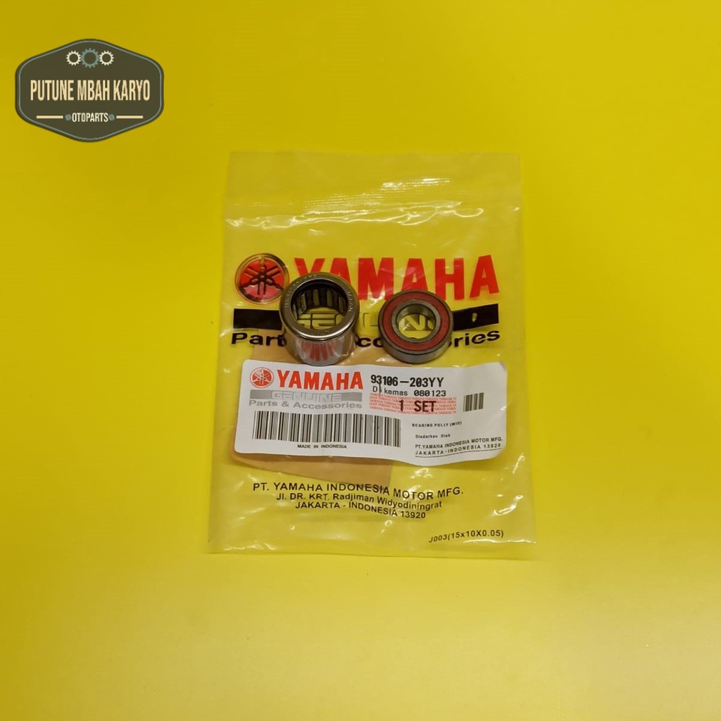 Bearing Laher Bambu Pully Pulley Set Motor Mio Fino Soul Nouvo