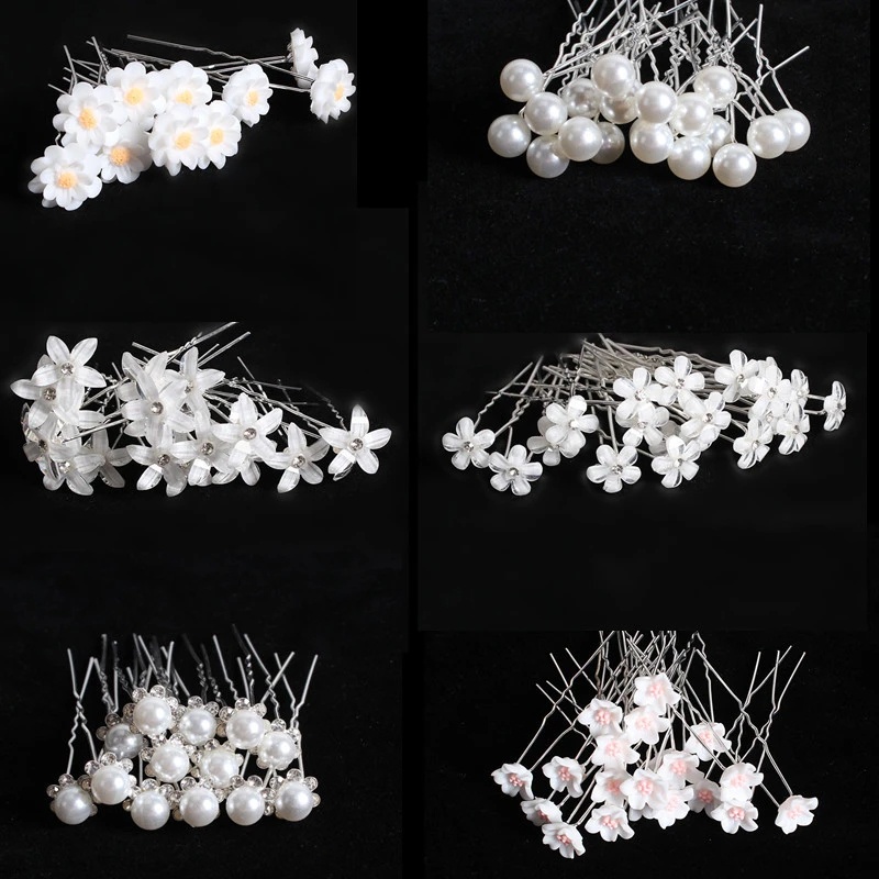[Unggulan] Sisir Rambut Pernikahan Korea Fashion Hairdress Bride Headpiece Bride Handmade Mutiara Hair Band Hiasan Kepala