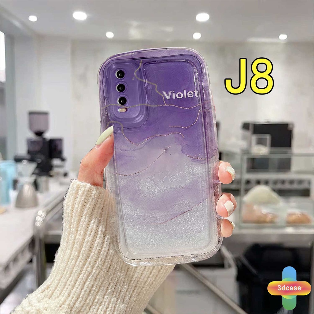 Casing VIVO Y22 Y22S Y35 Y21 2021 Y12S Y12 Y20 Y15S Y15C Y91C Y16 Y21A Y21E Y21G Y21T Y30 Y21S Y20S Y12i Y33T Y15A Y02 Y01 Y01A Y91 Y30i Y93 Y95 Y15 Y17 Y50 Y53S Y51 2020 Y51A Y10 Y33S Y1S Y11 Y31 Y20i Ins Watercolor Gradient Halo Soft Case