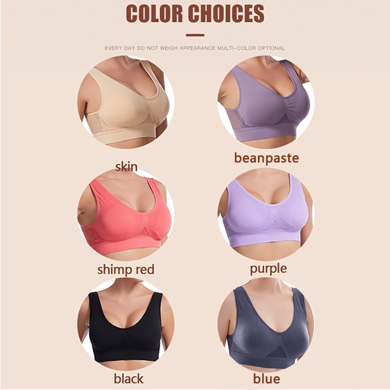 ANGEL MOMMY SPORTS BRA TANPA KAWAT GYM YOGA OLAHRAGA BH JUMBO S6