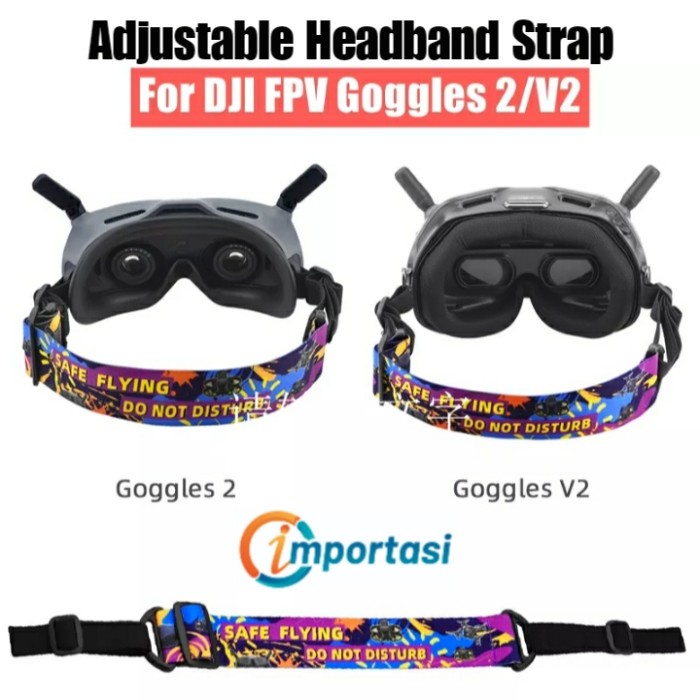 Adjustable Head Strap Band DJI GOGGLE 2 / V2 for DJI AVATA &amp; DJI FPV