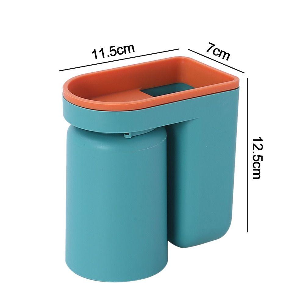 Rak Sikat Gigi Nanas Praktis Anti Debu Tempel Dinding Draining Brushing Cup