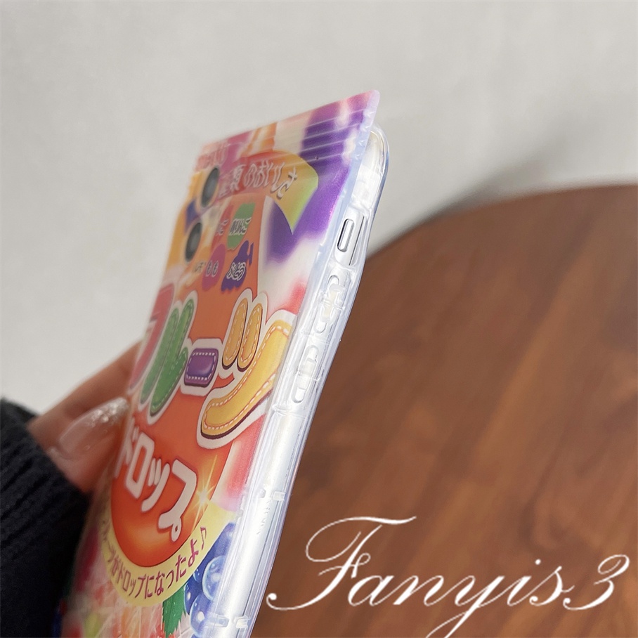 OPPO A77 A77s A57 A76 A96 A16 A16s A16k A15 A15s A54 A74 A55 A95 A94 A93 A53 A33 A32 A5 A9 2020 A5s A3s Reno 7Z 6Pro F11 F9Pro Fruit Candy Bag Phone Case TPU Soft Cover Pelindung