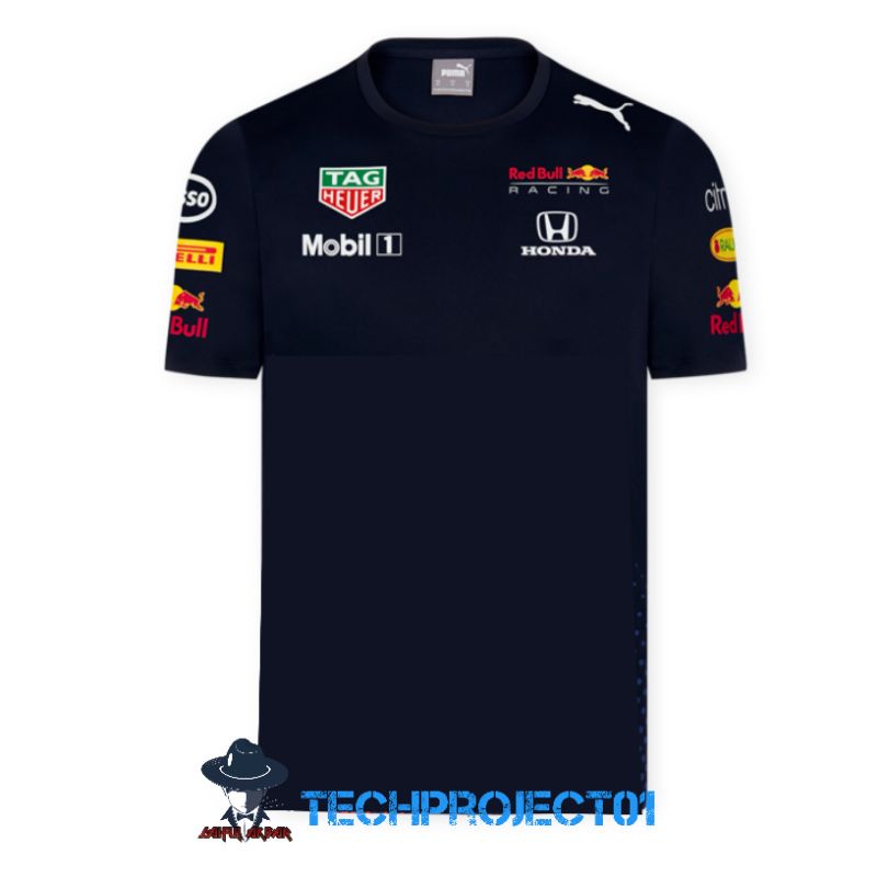 New T-shirt Kaos Team F1 RedBull Racing Honda 2021 Best Quality