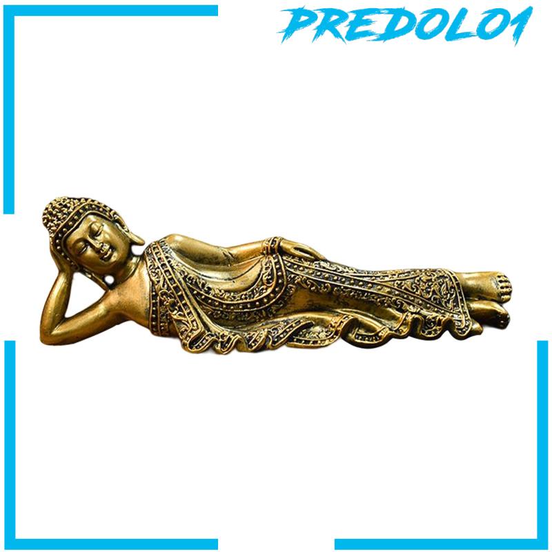 [Predolo1] Hadiah Patung Resin Patung Buddha Thailand Gaya Vintage Untuk Dekorasi Desktop