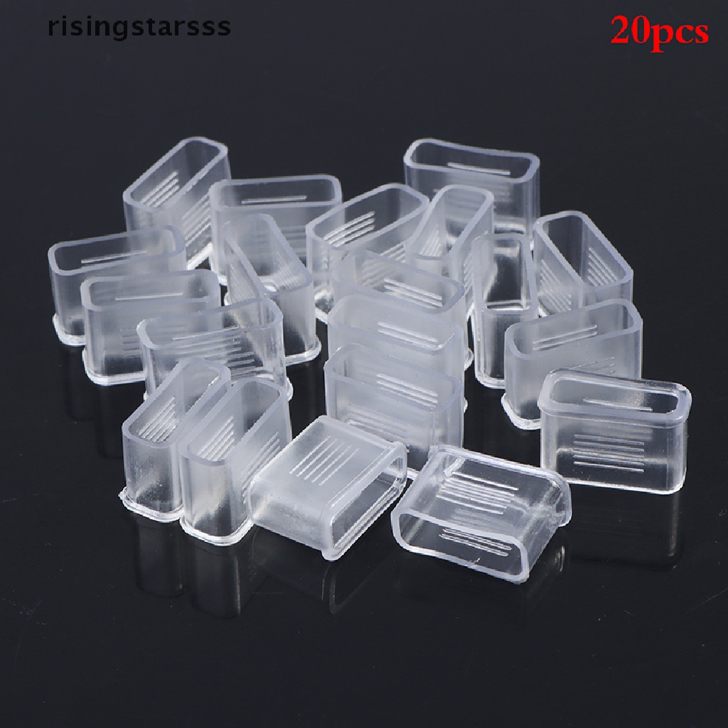 Rsid Span-new 20pcs Karet Whistle Cover Pelindung Mulut Aksesoris Peluit Putih Bantalan Jelly