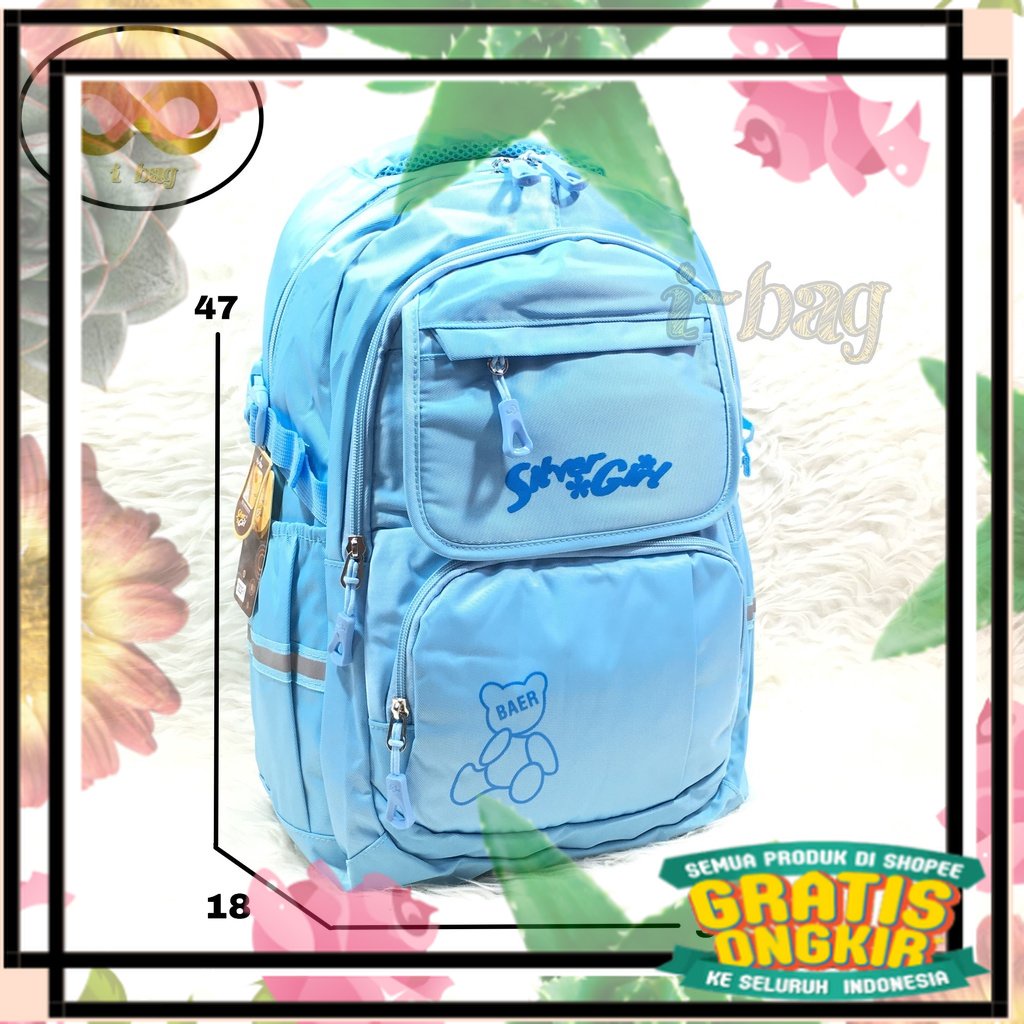 TAS RANSEL ALTO SILVER GIRL / TAS RANSEL ANAK SEKOLAH SILVER GIRL / TAS RANSEL ALTO PEREMPUAN / TAS 