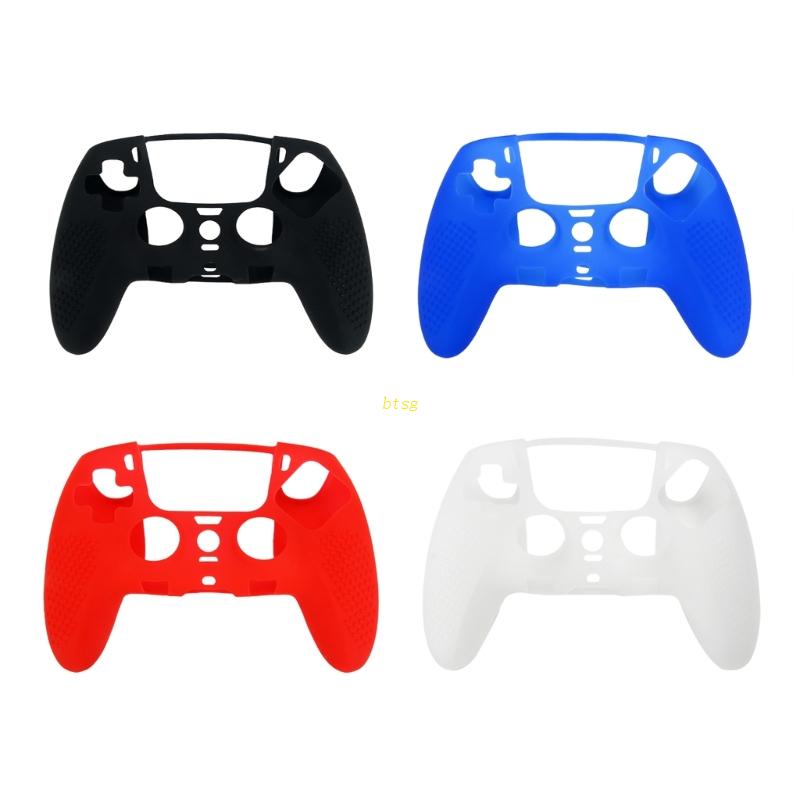 Btsg Silikon Cover Pelindung Case Shell Untuk PS5 Edge Game Controller Lembut Anti Gores Gamepad Kulit Tahan Aus Sle