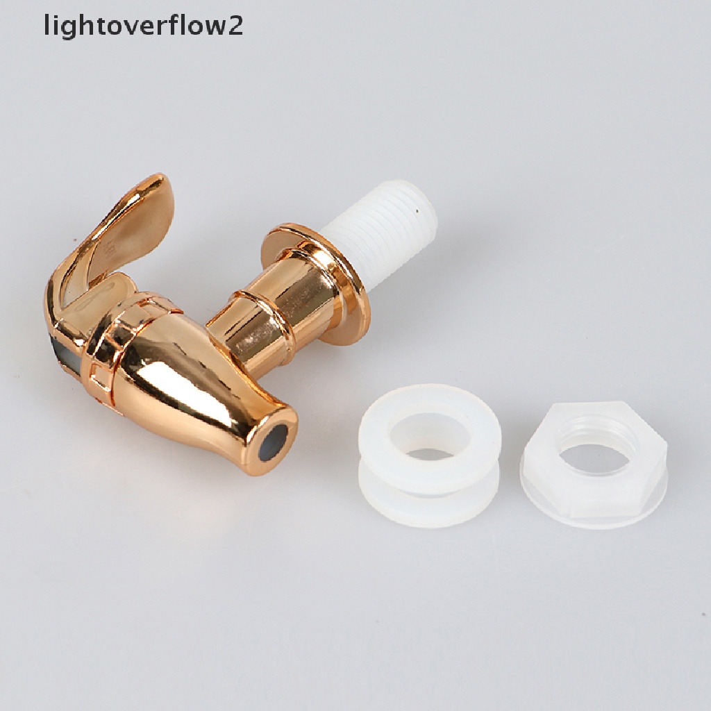 [lightoverflow2] 1pcs Glass Wine Bottle Faucet Jar Wine Barrel Water  Faucet Water Dispenser [ID]