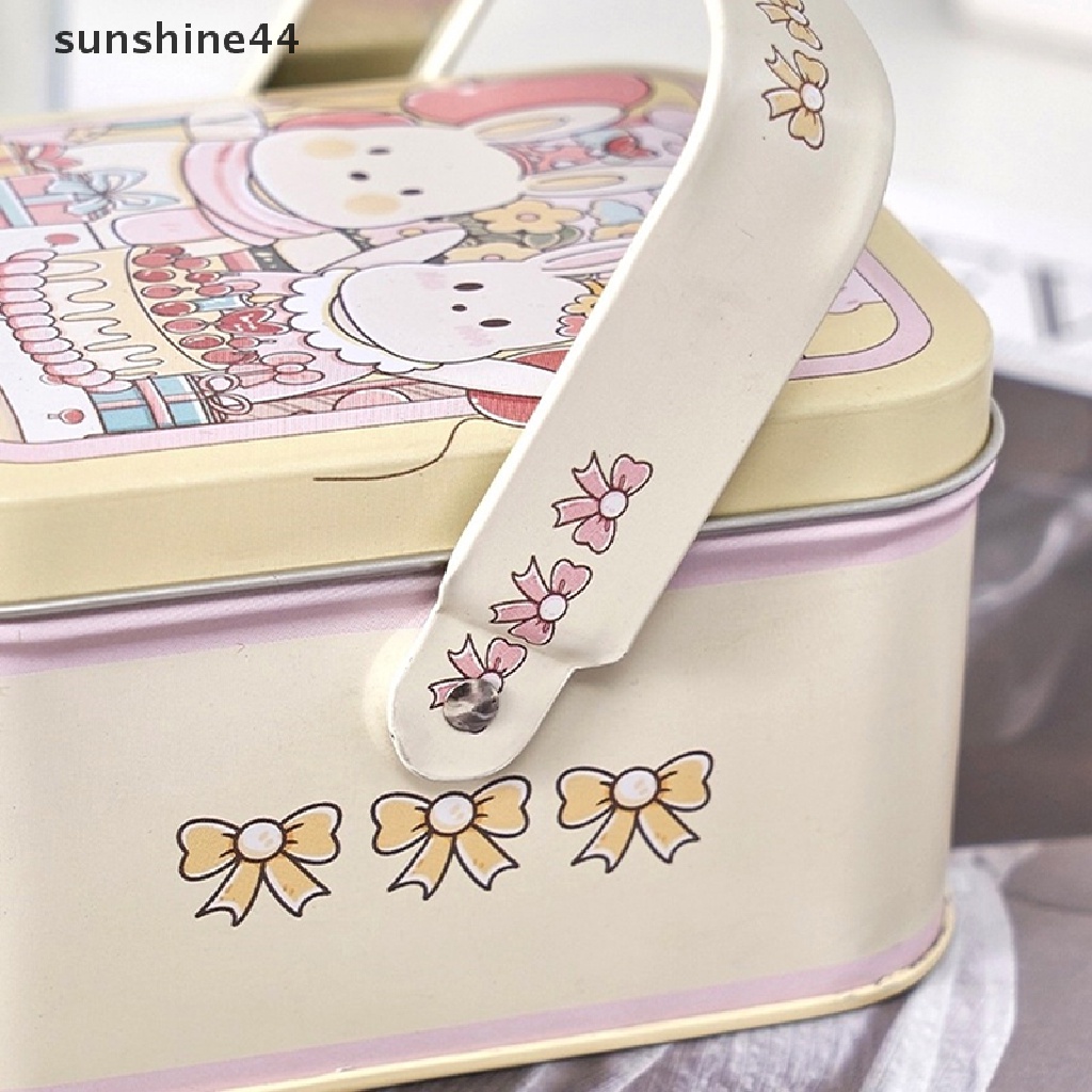 Sunshine 1Pc Vintage Koper Kecil Penyimpanan Tin Metal Candy Box Gift Box Cookie Kotak Hadiah ID