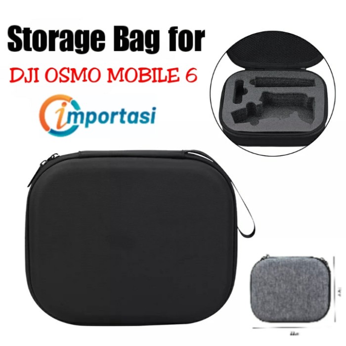 Storage Bag Tas DJI OSMO MOBILE 6 Hard Case Carrying Travel Handbag - Hitam