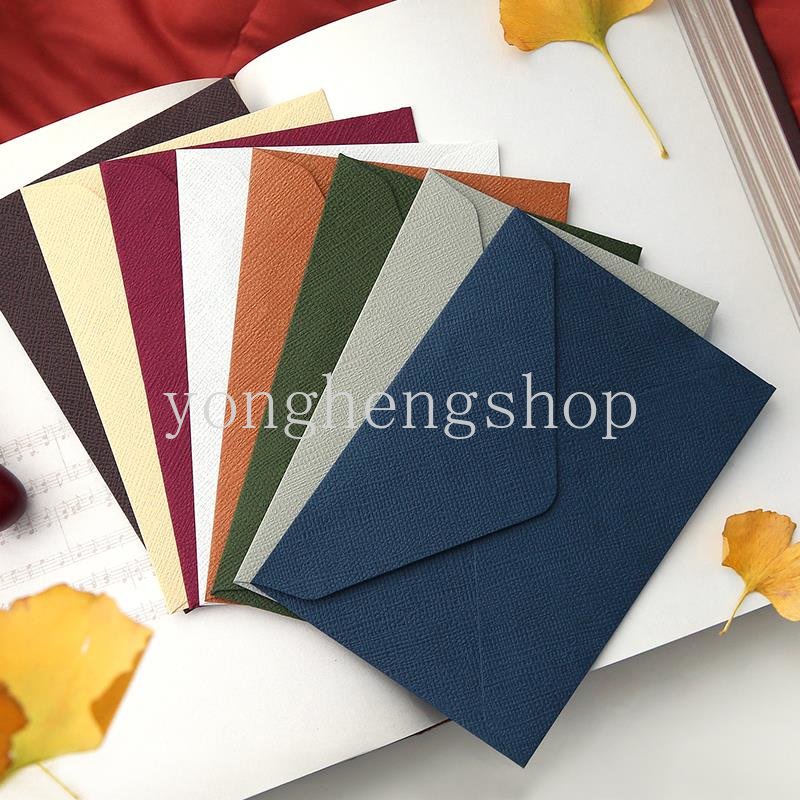 1/5pcs Linen Bertekstur Segitiga Amplop Vintage Kosong Amplop Kartu Ucapan Surat Kemasan Perlengkapan Hadiah Pernikahan Pesta Undangan Kartu Amplop