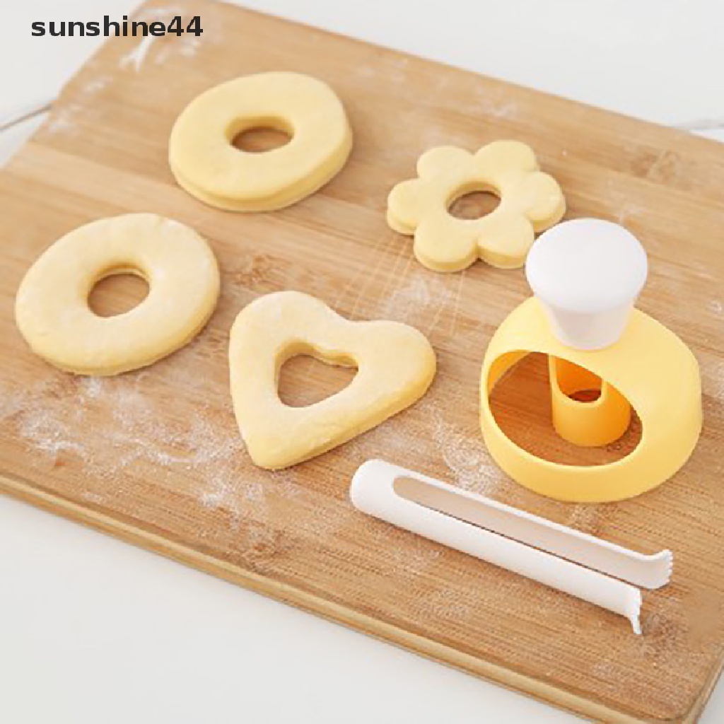 Sunshine DIY Kreatif Cetakan Donat Donuts Cooking Cutter Desserts Bread Cutg Maker ID