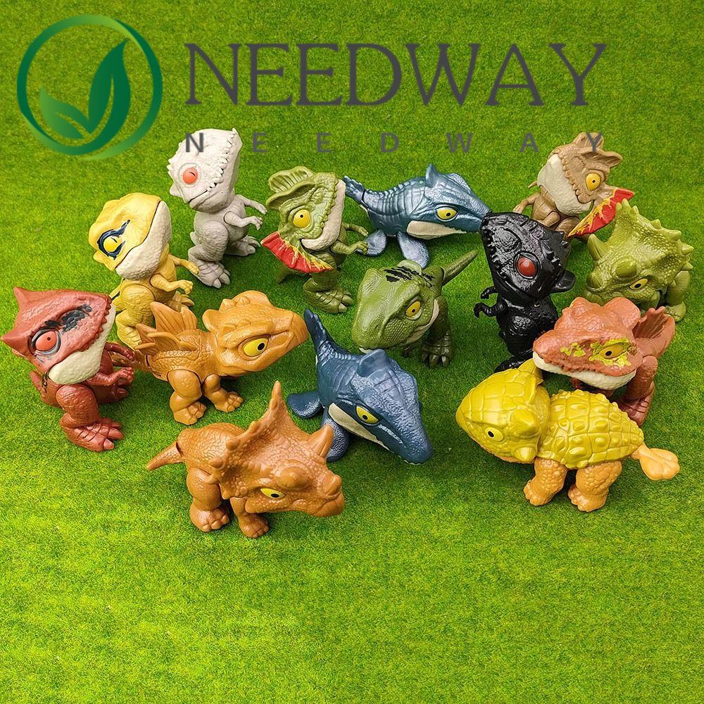 Needway   Mainan Dinosaurus Kreatif Interaktif Lucu Praktis Canda Simulasi Sendi Bergerak Permainan Keluarga Gigit Jari Permainan Dinosaurus Model Mainan