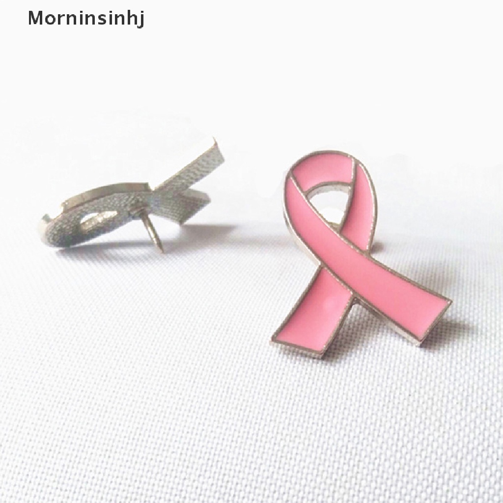 Mornin Tiga Gaya Pink Merah Ungu Hati Pita Kerah Bros Kanker Payudara Enamel Pin Pencegahan Kesadaran Ransel Lencana Koleksi Hadiah Untuk Teman id