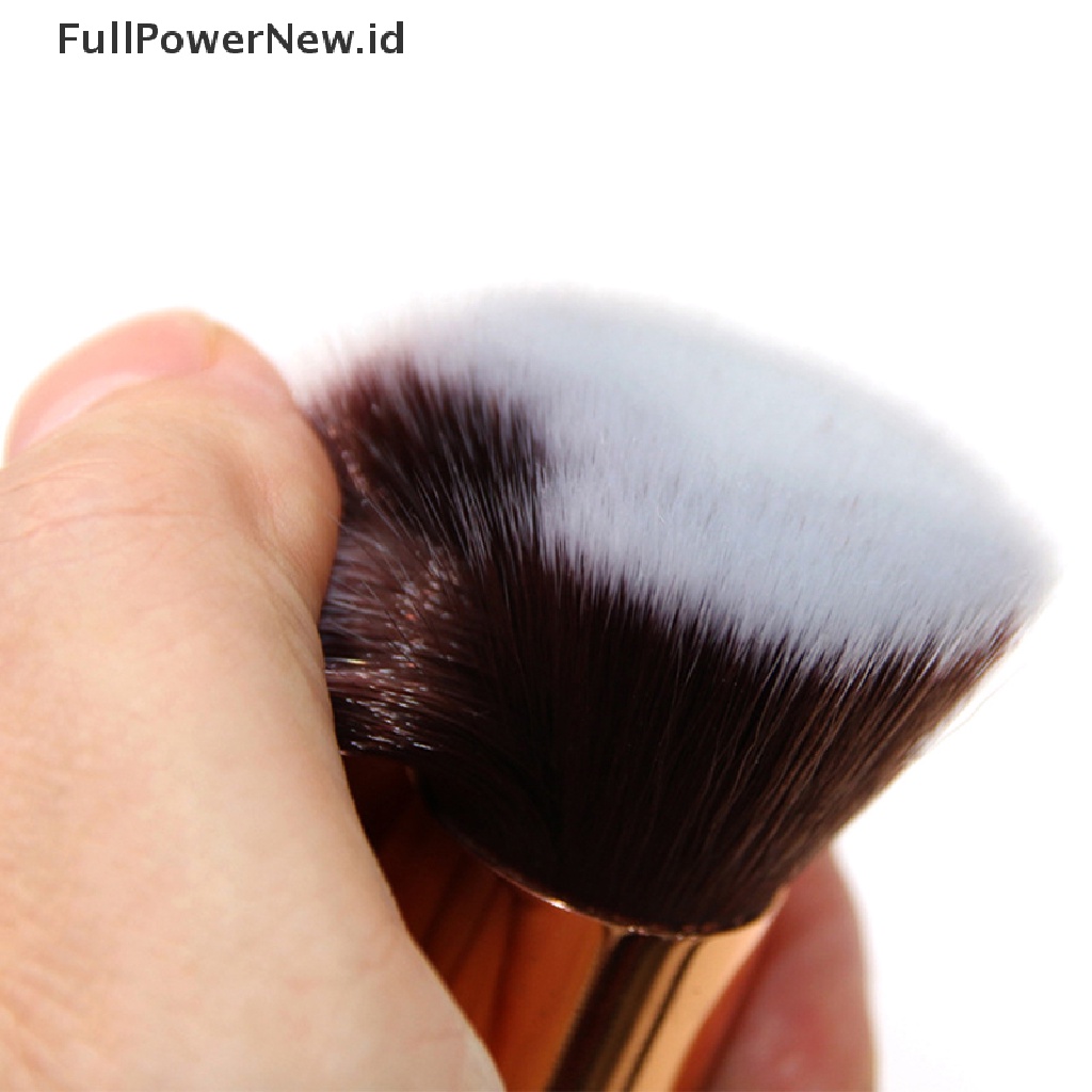 Power 1PC Kuas Makeup Flat Top Kabuki Foundation Brush Alat Kecantikan Kuas Wajah ID