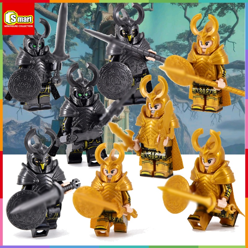 Thor Asgard Army Mini Figure Asgard Guard Asgard Warrior Undead Guard Rakitan Mainan Blok Bangunan