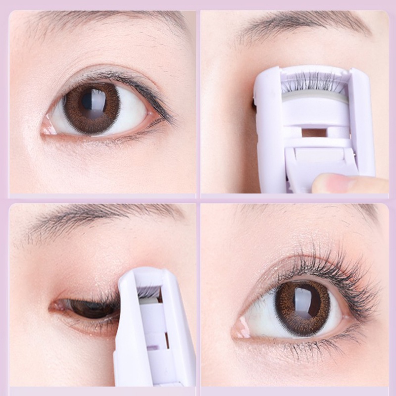 Double-ended Beauty Eyelash Curler Wide Angle Curled Eyelashes Alat Makeup Tahan Lama Klip Ekstensi Bulu Mata Profesional Aksesoris Makeup Kecantikan Mata