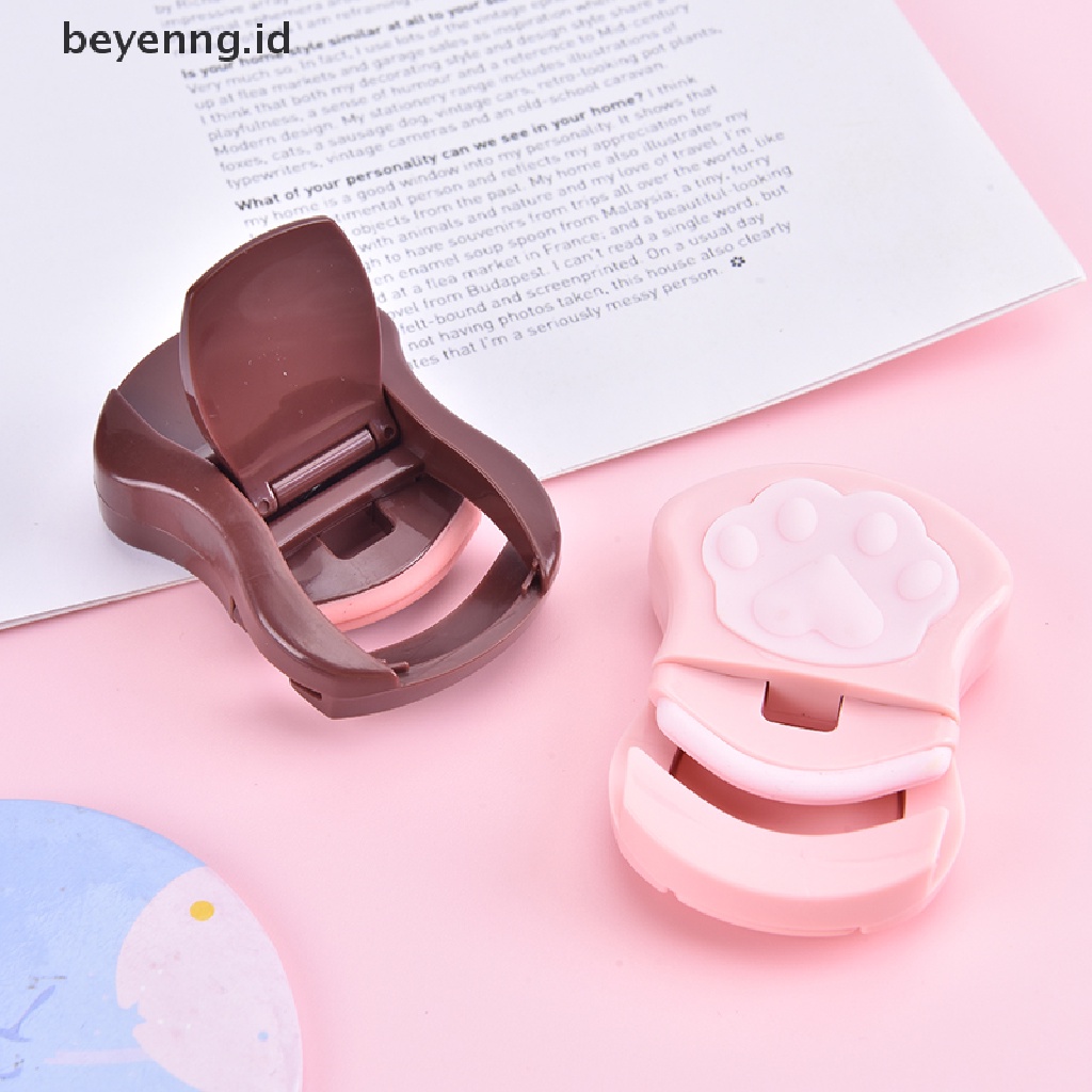 Beyen 1Pcs Penjepit Bulu Mata Mini Portable Eye Lashes Curling Clip Makeup Alat Bulu Mata ID