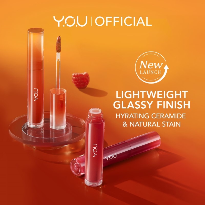 YOU Cloud Touch Juicy Tint with Ceramide Healthy glow lip tahan lama 100% ORI/ EMPEROR/