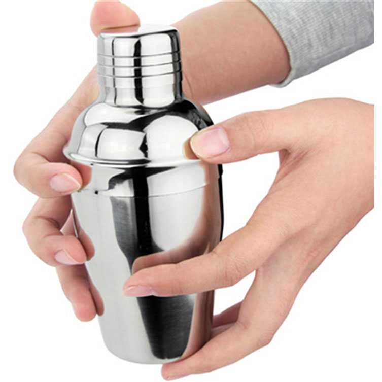 (BISA COD) FTIHSHP Cocktail Shaker Japanese Stainless Steel 200ml