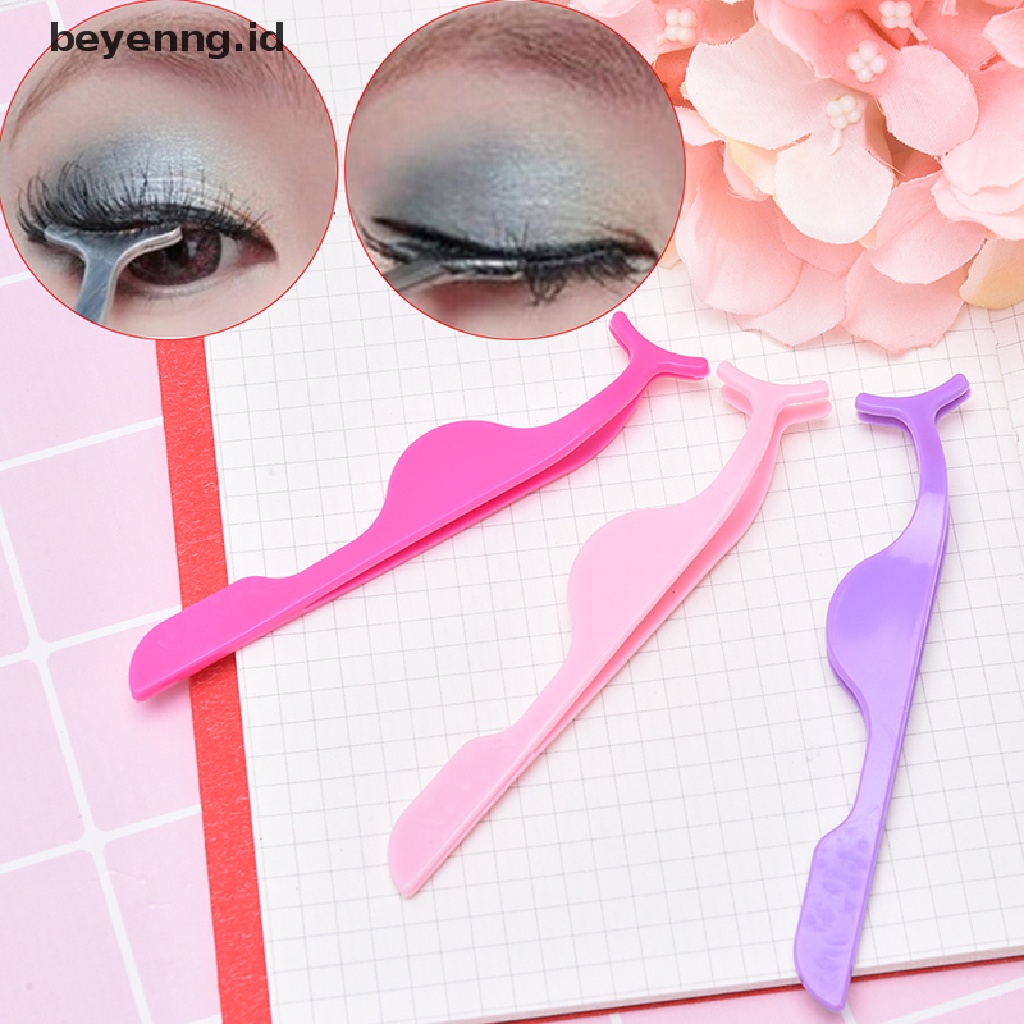 Beyen Plastic Eyelashes Extension Auxiliary Clamp Clips Eye Lash Makeup Tools ID