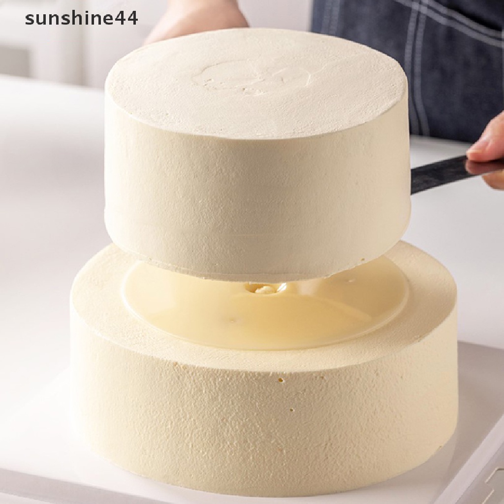 Sunshine 2Pcs Multi-layer Round Cake Stand Rak Kue Perlengkapan Pesta Pernikahan Ulang Tahun ID