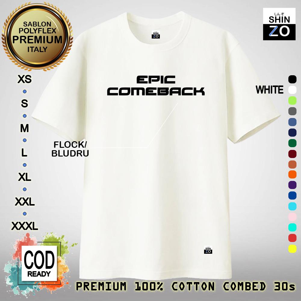 Shinzo - Kaos Oblong Unisex 17 Warna - Kaos Jumbo Lebaran - Kaos Junior Hari Raya - Distro T Shirt T