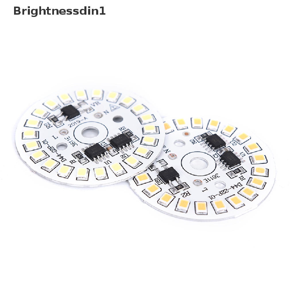 [Brightnessdin1] Lampu Patch Bohlam LED Plat SMD Modul Melingkar Plat Sumber Cahaya Untuk Lampu Bohlam  Butik