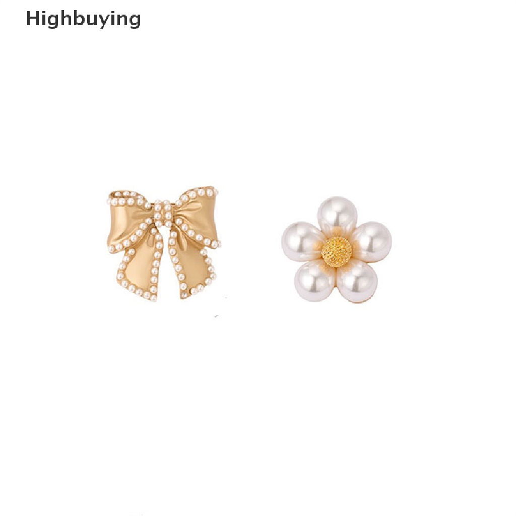 Hbid Mutiara Busur Bros Baroque Trendy Elegan Bros Pin Pesta Hadiah Pernikahan Glory