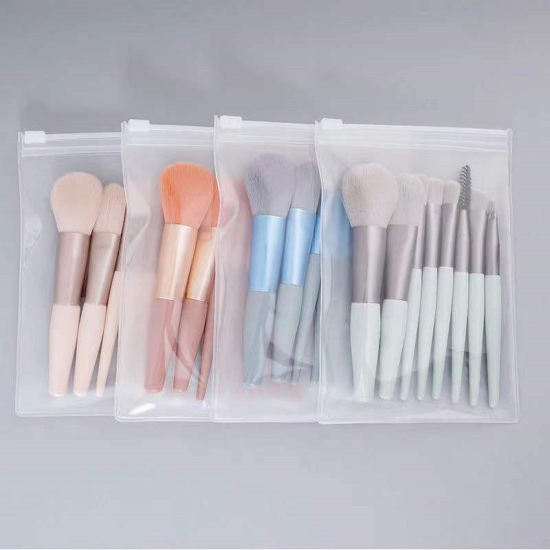 8pcs Kuas Kecantikan set brush parity mini Alat Kecantikan Bulu Lembut 8pcs macaron makeup brush set Perhiasan Gadis Seksi