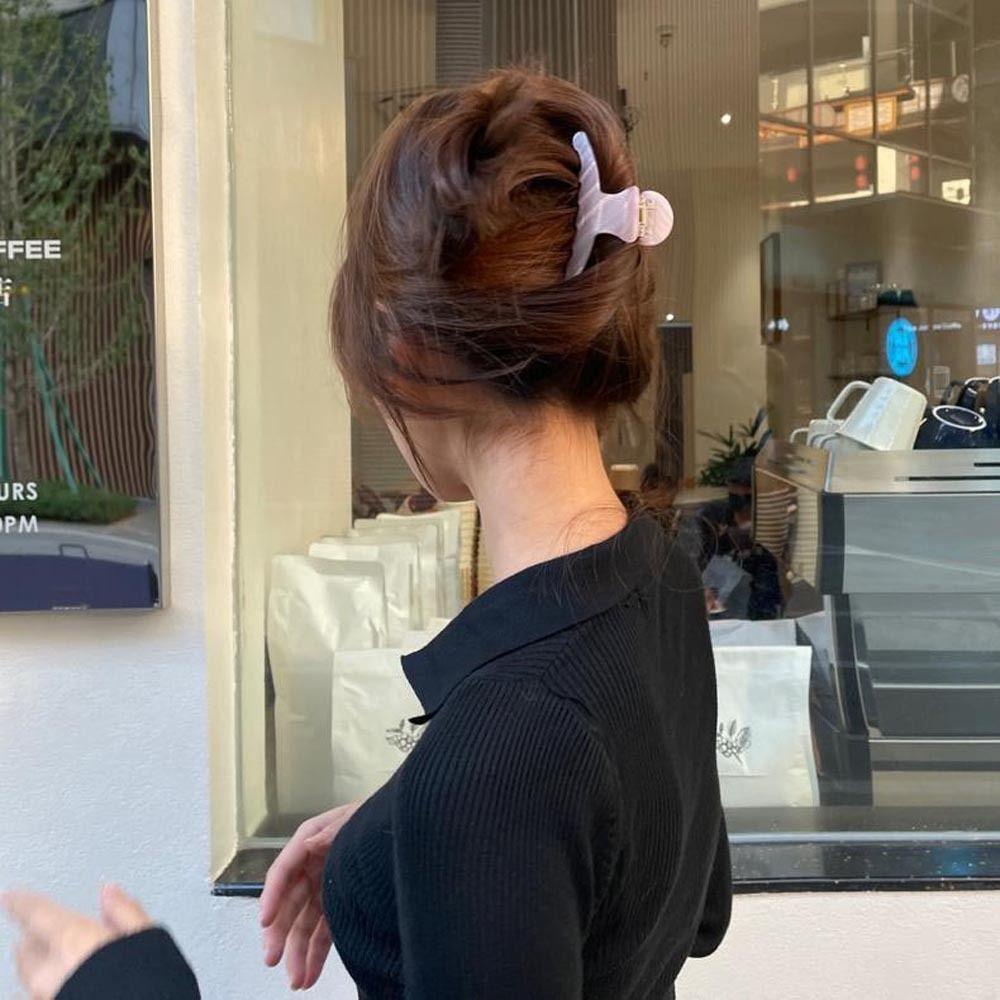 Needway Asetat Rambut Cakar Temperamen Manis Untuk Perempuan Jepit Rambut Kecil Baru Heardress Fashion Hiasan Kepala Korea Hiu Klip