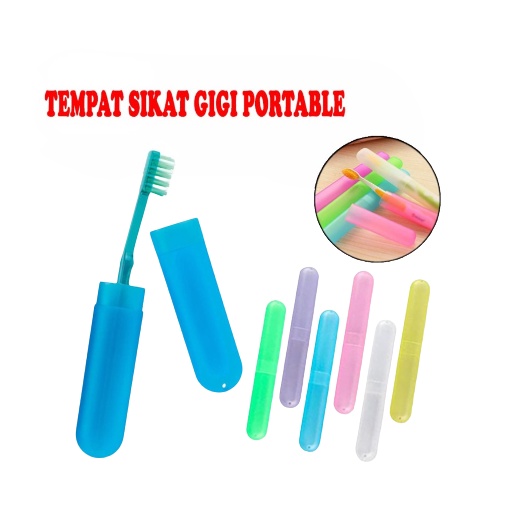 Travel Toothbrush / Travel Toothbrush Case / Tempat Penyimpanan Sikat Gigi Travel / Tempat Sikat Gigi Travel / Tempat Sikat Gigi Portable