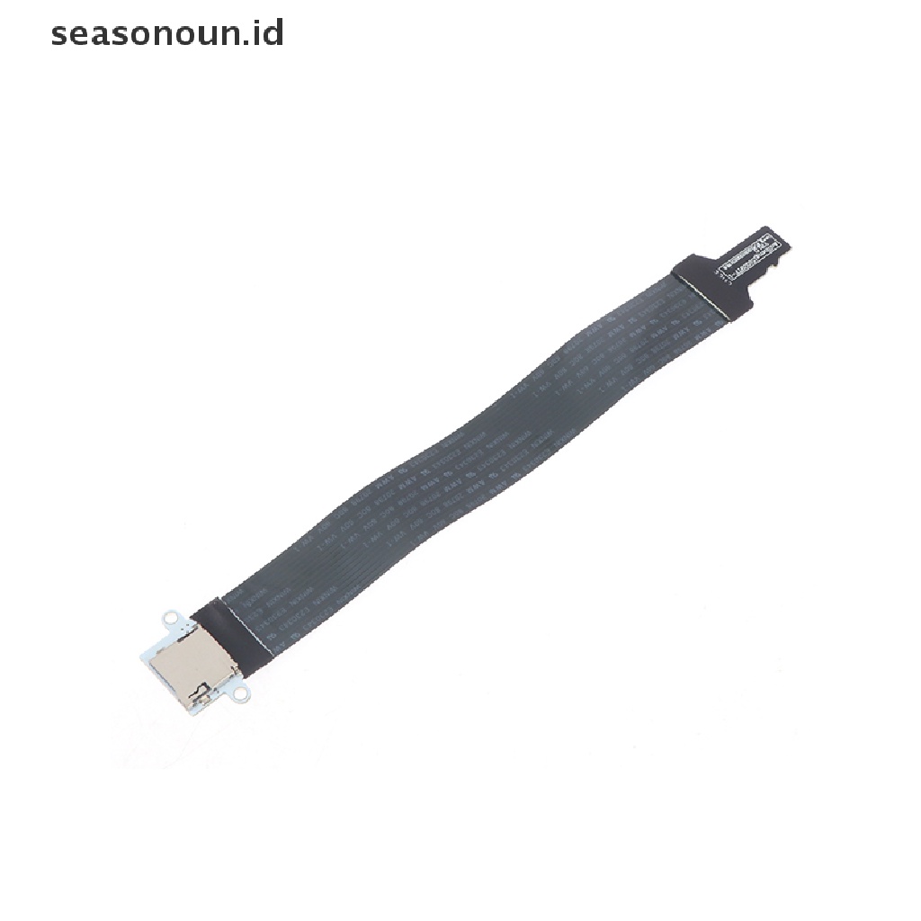 Seasonoun Kabel Extender Fleksibel Memory Card TF Ke TF Dengan Lubang Sekrup Kabel Adapter GPS Navigator Extension.