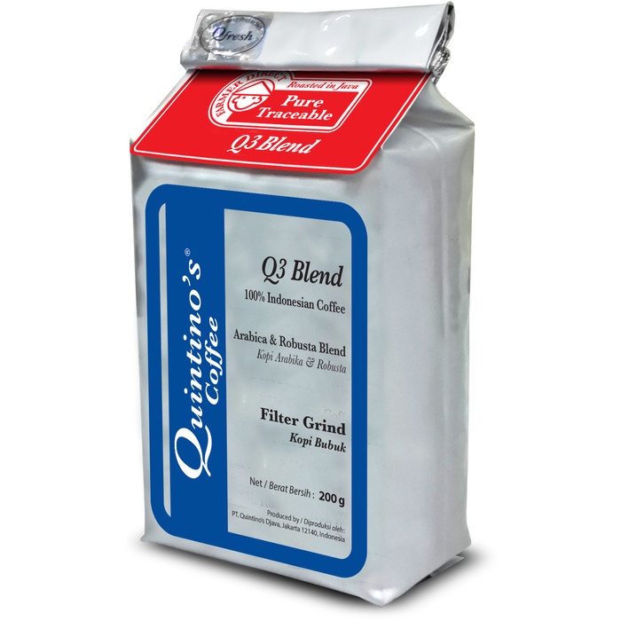 

[Ready Stock]bisa COD Quintino's Q3 Blend 200 gr Filter Grind