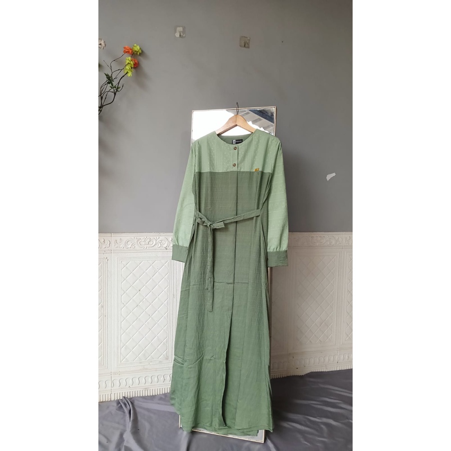 GAMIS POLOS LINEN MIX BURKAT KATUN BORDIR ALYZE DRESS EXSLUSIVE BY.ROZWAH/COD/GAMIS AGHATA DRESS/gamis pololinen/gamis lebaran