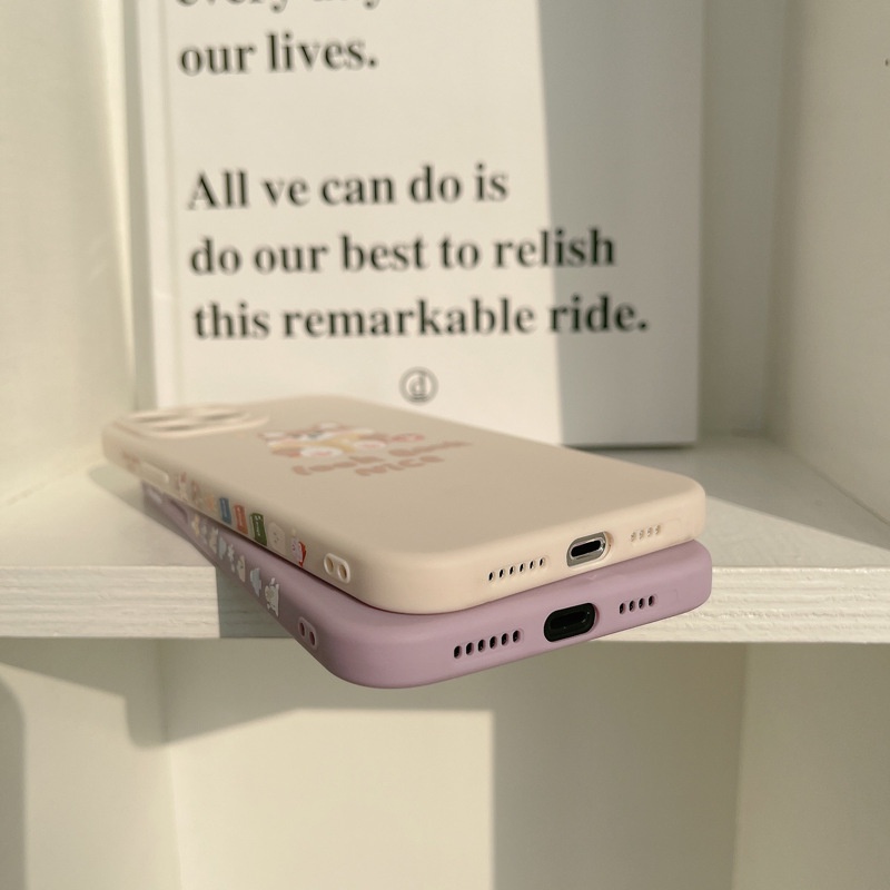 Photo frame Soft Case for iPhone 7 8 14 Plus 7+ 8+ X XR SE 2020 XS Max 11 12 13 Pro Max Lens Protect Cute Purple White Pet Dog
