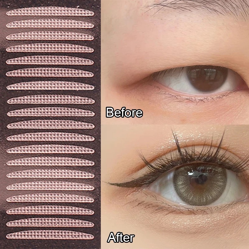 Eyelid adhesive Tape Invisible Double Eyelid Sticker/Alat Kosmetik Perekat Mata Rose Gold Transparan