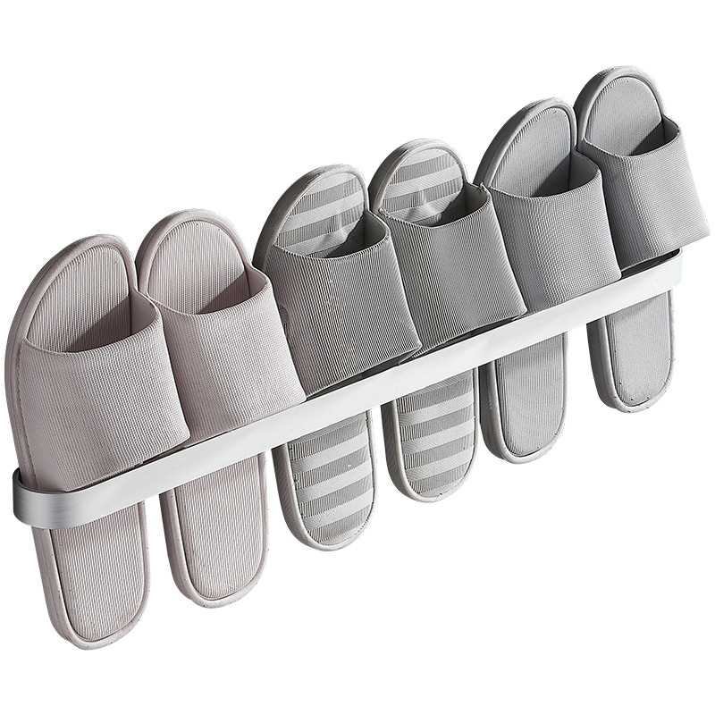 Holder Rak Tempat Sepatu Sandal Hook Hanging Organizer Stainless A01