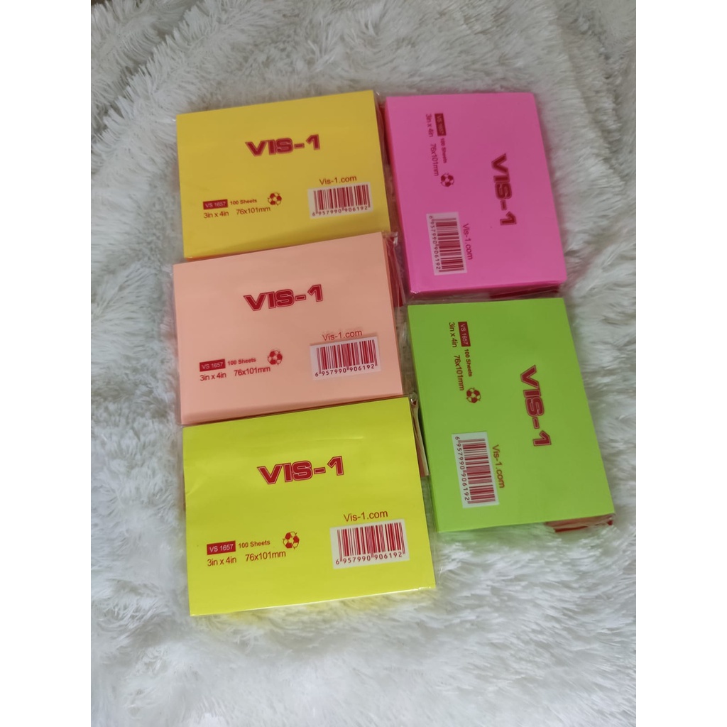 

VIS-1 Sticky Notes 76 x 101mm ( 1 Warna ) 100 Sheets - VS 1657