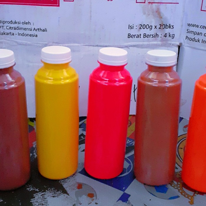 

DISKON WARNA/ Cat lukis satuan ukuran 250ml Cat Air - Biru Tua, 250ml