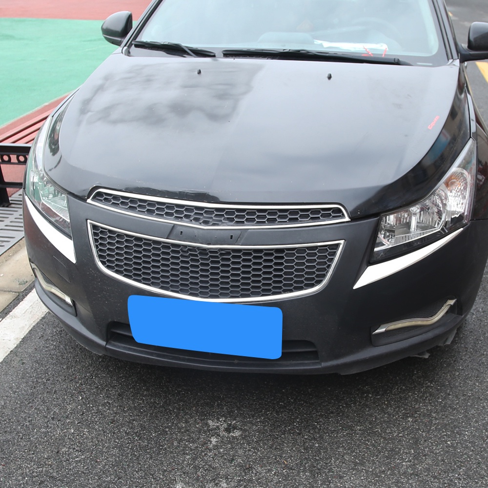 2pcs Chrome Headlight Trim Sticker Penutup Dekorasi Alis Lampu Untuk Chevrolet Cruze Sedan 2009-2015 Aksesoris