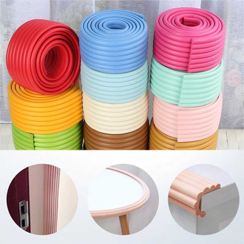 (BISA COD) FTIHSHP Lovyno Bumper Pinggiran Meja Table Edge Corner W Shape 76mm - L-8104